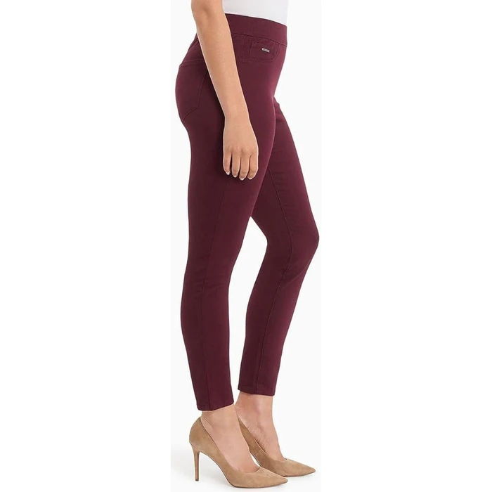 Nine West Women's Heidi Pull-On Skinny Jeans 4 - Cabernet by Nine West - Image 2