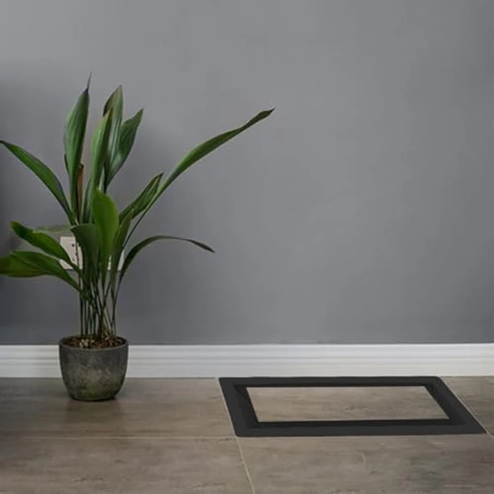 StreamWay Drop-In Floor Vent - 4 x 10 inch - Black by StreamWay - Image 1