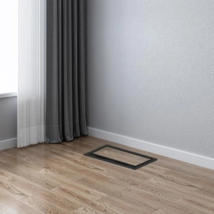 StreamWay Drop-In Floor Vent - 4 x 10 inch - Black by StreamWay - Image 3