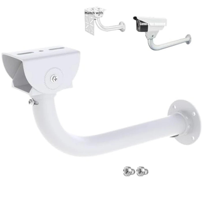 CTXSumTec L Security Camera Mount Bracket, Adjustable Universal Camera Wall Mounting Bracket for CCTV Surveillance Cameras/IP Cameras/Dome Camera with J Shape Mount (L-Shapped Mount) by CTXSumTec - Used - Like New condition