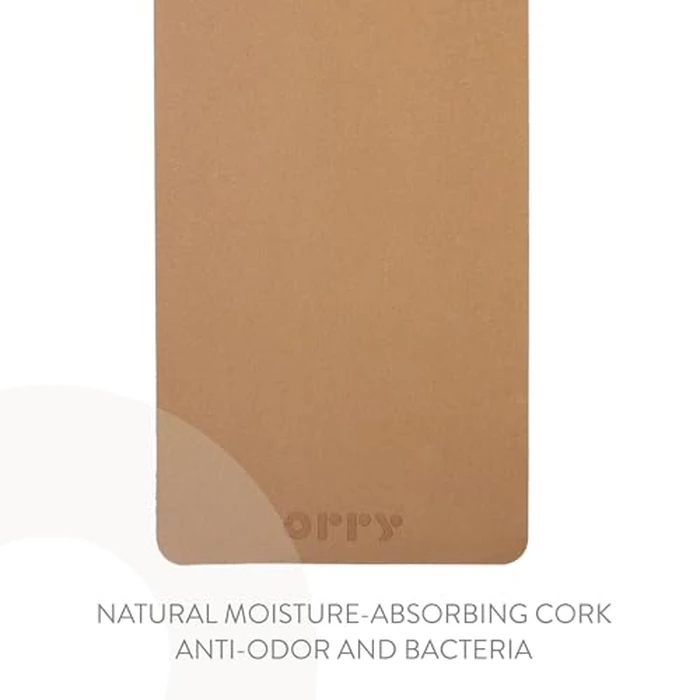 ORRY Cork Yoga Mat (PU Cork) - Double Sided Non-Slip Yoga Mat - 183cm x 61cm, Thickness of 4mm by ORRY - Image 2