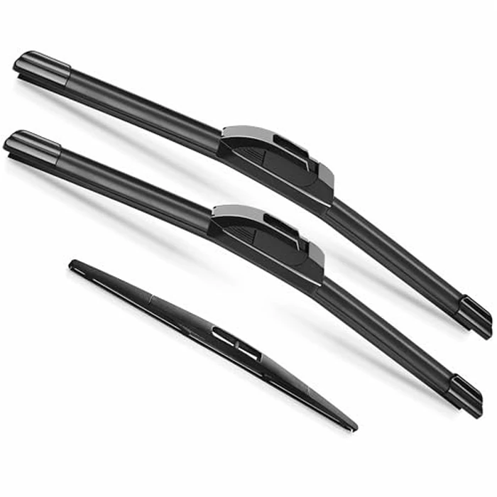 JARHOT 28"+14" Windshield Wipers with 14 Inch Rear Wiper Blade Replacement for Honda Fit 2009-2020 Original Factory Quality-J Hook Wipers(Pack of 3) by JARHOT - Image 1