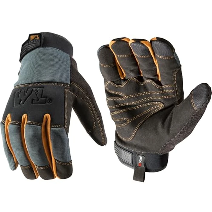 Wells Lamont FX3 Men's Extreme Dexterity Extra Wear Winter Work Gloves, Gray Large 7796 by Wells Lamont - Used - Like New condition - US$16.45
