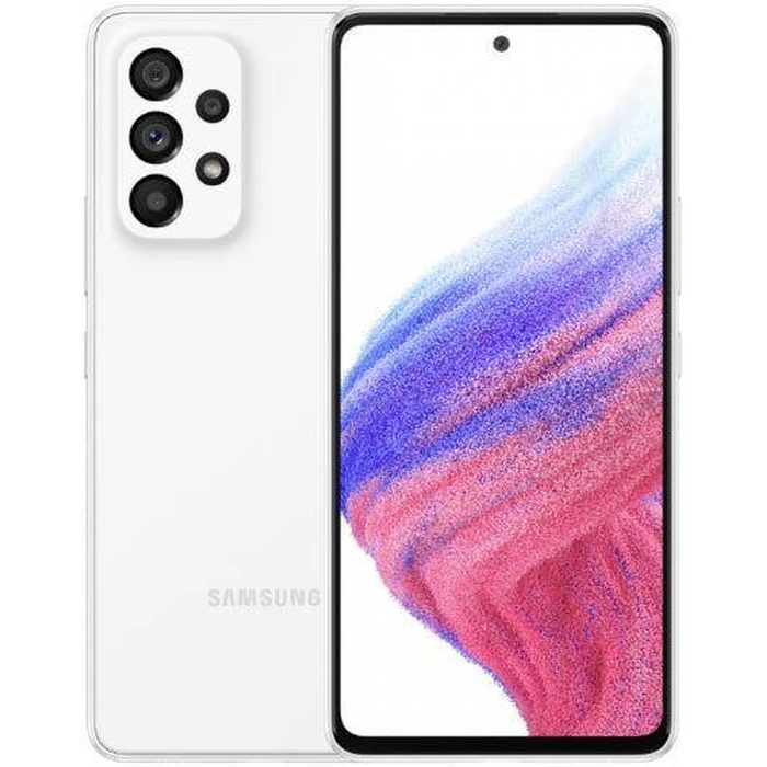 Galaxy A53 (5G) - 128GB - 4GB RAM - 1 Physical SIM - White - Unlocked by Samsung - Refurbished - Good condition