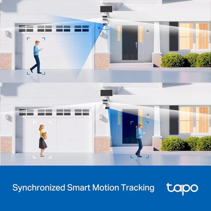 Tapo 2K Dual Lens 360 degrees Pan/Tilt Security Battery Camera Wireless w/Solar Panel, 165 degrees Wide View + 6mm Telephoto, Free Person/Vehicle Detection, SD/Cloud Storage, Works w/Alexa & Google (Tapo C645D KIT) by Tapo - Image 6