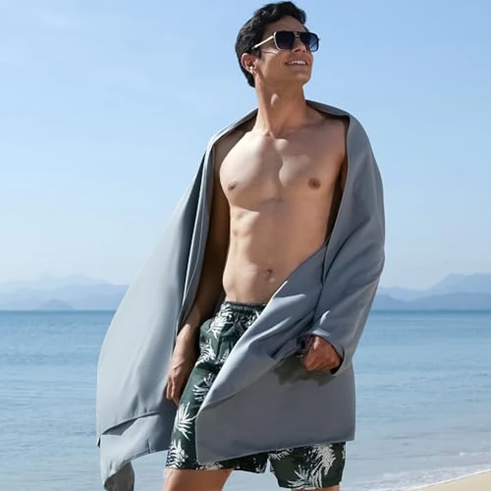 Rainleaf Microfiber Towel Perfect Travel & Gym & Camping Towel. Quick Dry - Super Absorbent - Ultra Compact - Lightweight. Suitable for Trip, Beach, Shower, Backpacking, Pool by Rainleaf - Image 7