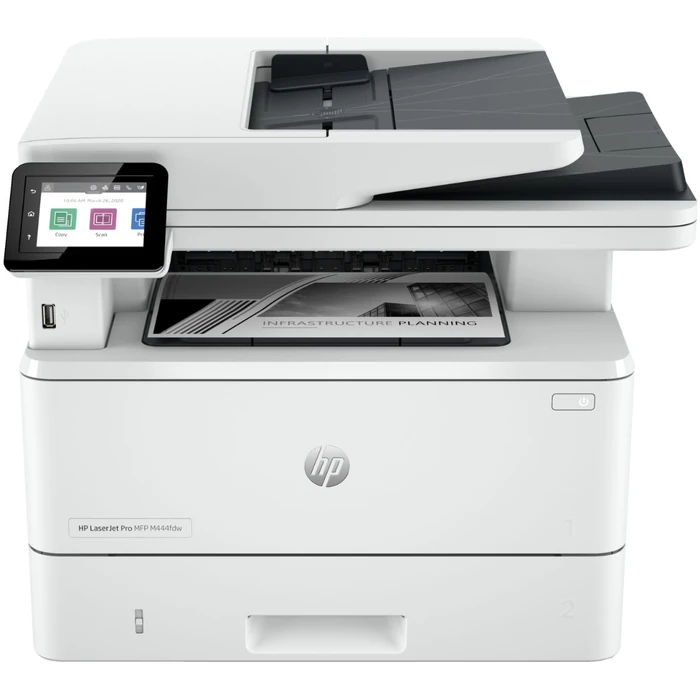 HP LaserJet Pro MFP 4101fdw Wireless Printer with Fax - White by HP - Image 1