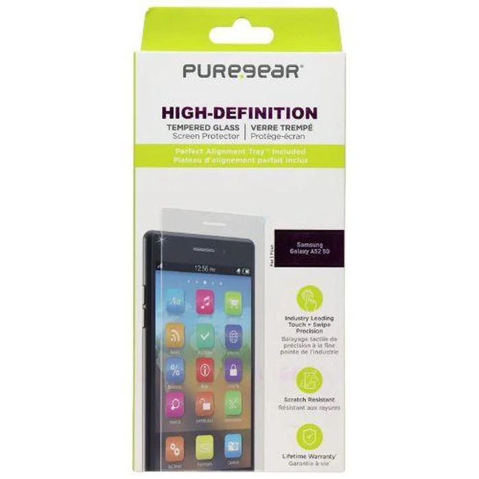 PureGear HD Screen Protector for Galaxy A52 (5G) - Clear by PureGear - Refurbished - Brand New condition