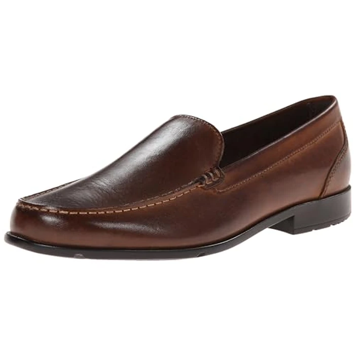 Rockport Men's Classic Lite Venetian Slip-On Loafer, Dark Brown, 16 Wide by Rockport - Used - Good condition - CA$47.79