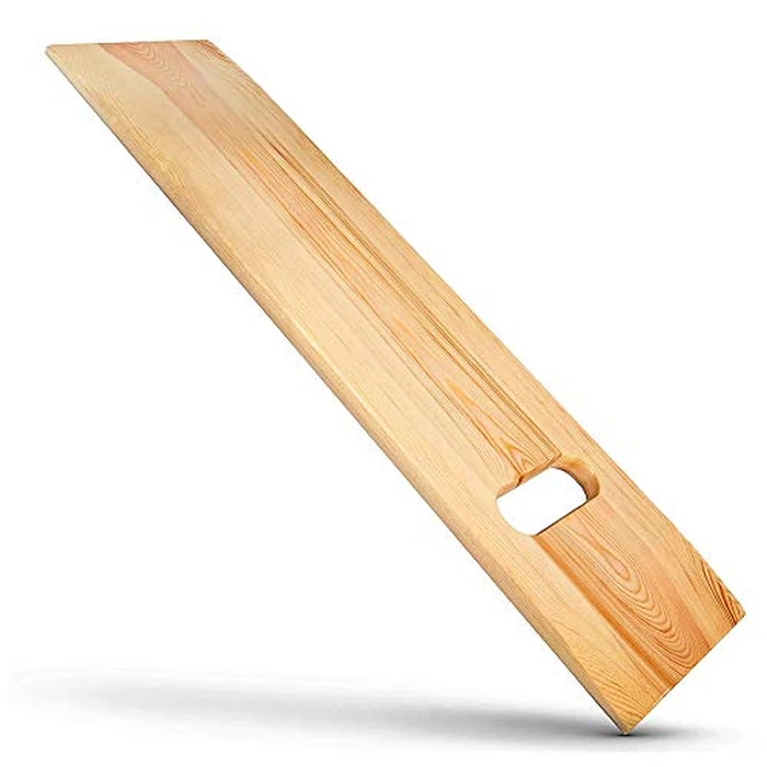 DMI Transfer Board and Slide Board made of Heavy-Duty Wood for Patient, Senior and Handicap Move Assist and Slide Transfers, Holds up to 440 Pounds, 1 Cut out Handle, 30 x 8 x .75 by DMI - Image 4