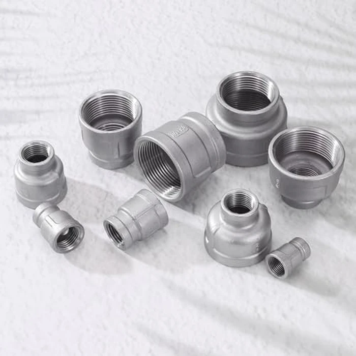 Awclub Reducing Coupling, 1-1/2" x 1" 304 Stainless Steel NPT Female Thread Reducer Taper Cast Pipe Fitting for Water, Oil, and Gas Pipelines 2 Pack by Awclub - Image 5
