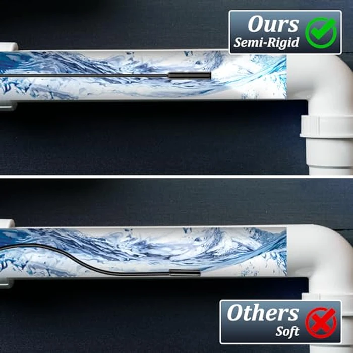 Endoscope Camera with Light, Ennovor 1920P HD, Endoscope Inspection with 8 Adjustable LED Lights, Borescope with Flexible Rigid Snake Camera, IP67 Waterproof and No WiFi Required, for Android iOS by Ennovor - Image 3