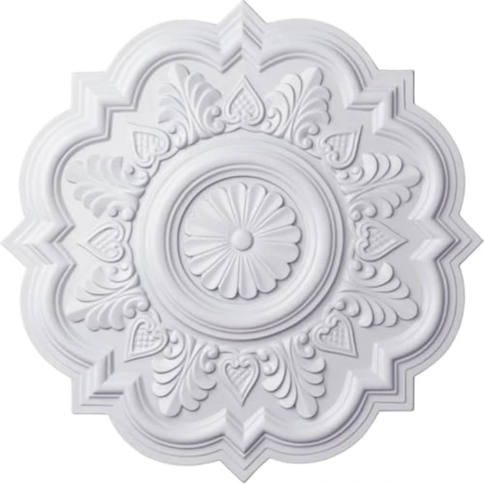 Ekena Millwork CM20DR 20 1/4" OD X 5" ID X 1 1/2" P Deria Ceiling Medallion by Ekena Millwork - Used - Very Good condition - CA$62.11
