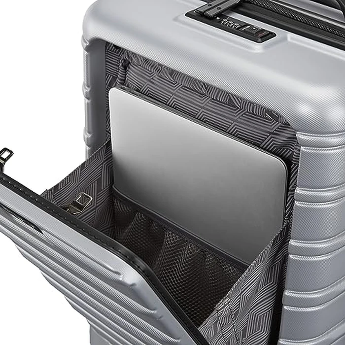 Samsonite Omni 2 Hardside Expandable Luggage with Spinner Wheels, Arctic Silver, 2-piece Set (Pro Carry-on/Medium), Omni 2 Hardside Expandable Luggage with Spinner Wheels by Samsonite - Image 7