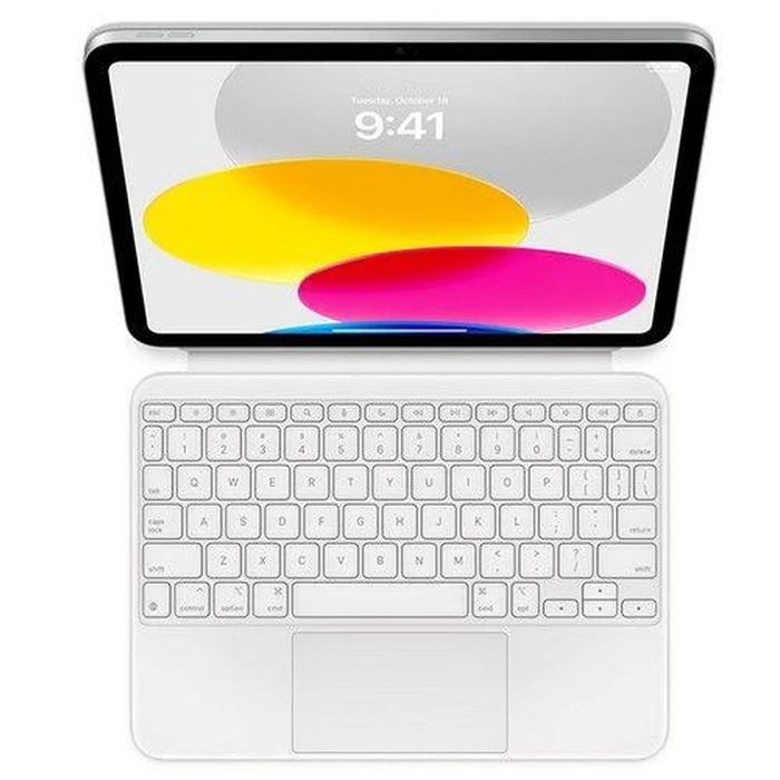 Apple Magic Keyboard Folio for iPad (10th generation) - White by Apple - Refurbished - Excellent condition - US$157.49