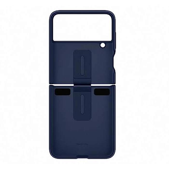Samsung Galaxy Z Flip4 Official Silicone Cover with Ring Navy by Samsung - Image 4