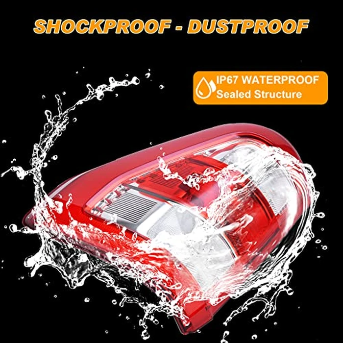 Nakuuly Tail Light Compatible With 2021 2022 2023 2024 Ford F150 F-150 XL Right Passenger Side Taillight Brake Rear Lamp Assembly Replace ML3Z-13404-E (Halogen Type W/O Blind Spot) by Nakuuly - Image 6