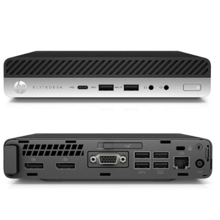 HP ProDesk 600 G4 Desktop Mini Business PC - Intel Core i5-8500T 2.1GHz - 512GB - Black - 16GB RAM by HP - Image 3