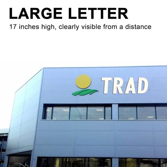 HILAZA 17 Inch Large Wooden Letter O, 1/4 in Thick Big Wood Letter for Wall Decor Crafts by HILAZA - Image 4