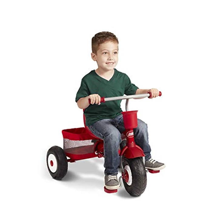 Radio Flyer Ultimate All-Terrain Stroll 'N Trike, Ages 1-5, Convertible 4-in-1 Tricycle, All-Terrain Tires, Parent Push Handle, UV Canopy, Accessories, Safety Harness, Stroller Tricycle for Toddlers by Radio Flyer - Image 8
