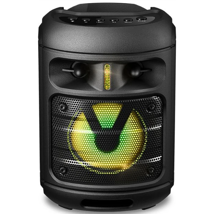 Quikcell PartyBeat Power Series Wireless Speaker with LED Lights - Black by Quikcell - Refurbished - Premium condition - US$22.95
