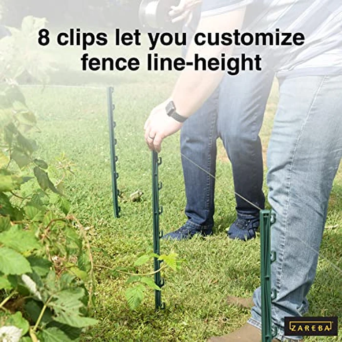 Fi-Shock P-30G 30 Inch Garden Fence Post, Ideal for Gardens and Temporary Fencing - 25 Pack by Fi-Shock - Image 3