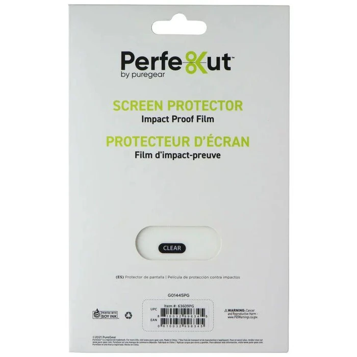 PureGear PerfeKut Screen Protector Film - Clear by PureGear - Refurbished - Brand New condition