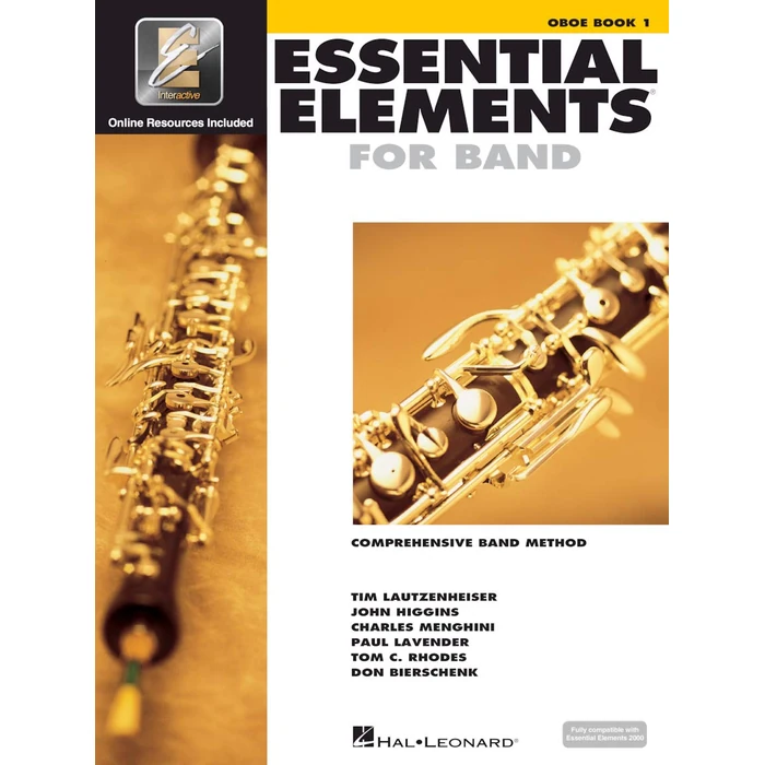 Essential Elements for Band Oboe Book 1 with EEi (Book/Online Audio) by Hal Leonard - Used - Like New condition - CA$7.12