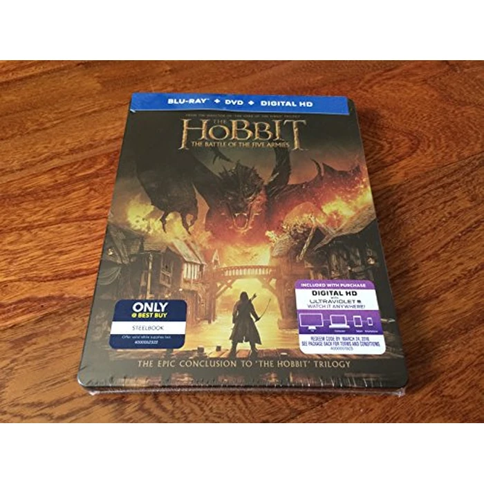 Hobbit, The: The Battle of Five Armies (Blu-ray) by Warner Manufacturing - Used - Very Good condition