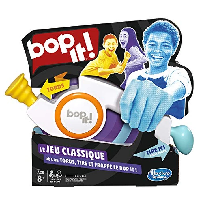 Bop It! Electronic Game for Kids Ages 8 and Up (French Version) by Hasbro - Used - Acceptable condition - CA$11.24