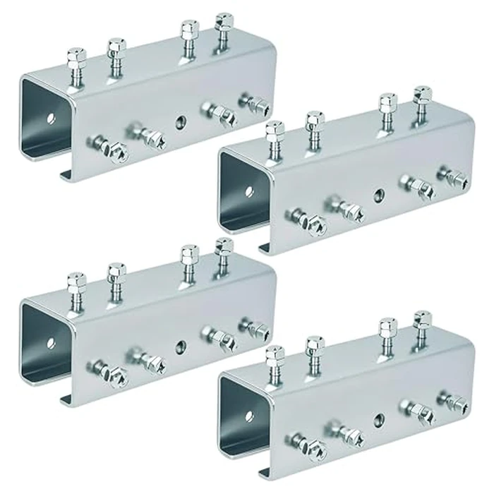 BIAXJUNY Strut Channel Connector Extend Bracket,3.1mm Thickness U Shaped Splice Connector Joiner Extend Mounting Bracket Connection for 1-5/8" Wide 1-5/8" Height Strut Channel (4 PCS) by BIAXJUNY - Used - Very Good condition