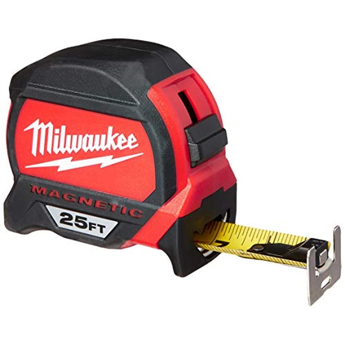 Milwaukee Tool 48-22-7125 Magnetic Tape Measure 25 ft x 1.83 Inch by Milwaukee - Used - Very Good condition - US$25.80