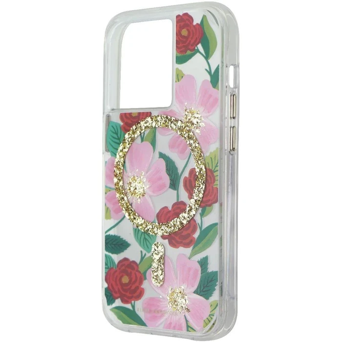 Rifle Paper Co. Protective Phone Case with MagSafe for iPhone 14 Pro Max - Rose Garden by Rifle Paper Co - Refurbished - Brand New condition - US$13.93