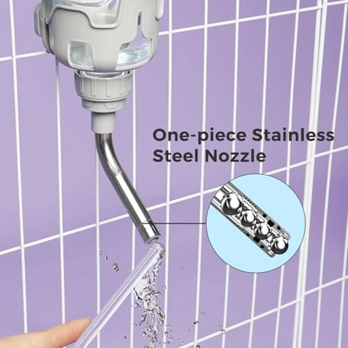 Vannon Rabbit Water Bottle for Cage, Top Fill 34oz Bunny Water Bottle No Drip Automatic Water Dispenser for Dog, Rabbit, Guinea Pig & Small Animals Hanging Cage Water Bottle by Vannon - Image 8