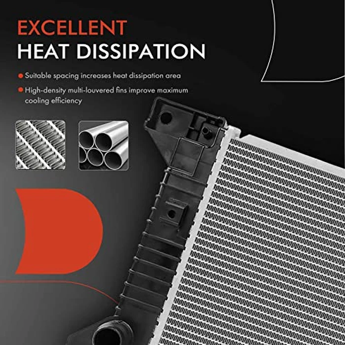 A-Premium Engine Coolant Radiator with Transmission Oil Cooler Compatible with Ford Expedition 2015-2017, F-150 2011-2014 & Lincoln Navigator 2015-2017, 3.5L 3.7L 5.0L, Replace# CL3Z8005A, BL3Z8005C by A-premium - Image 5