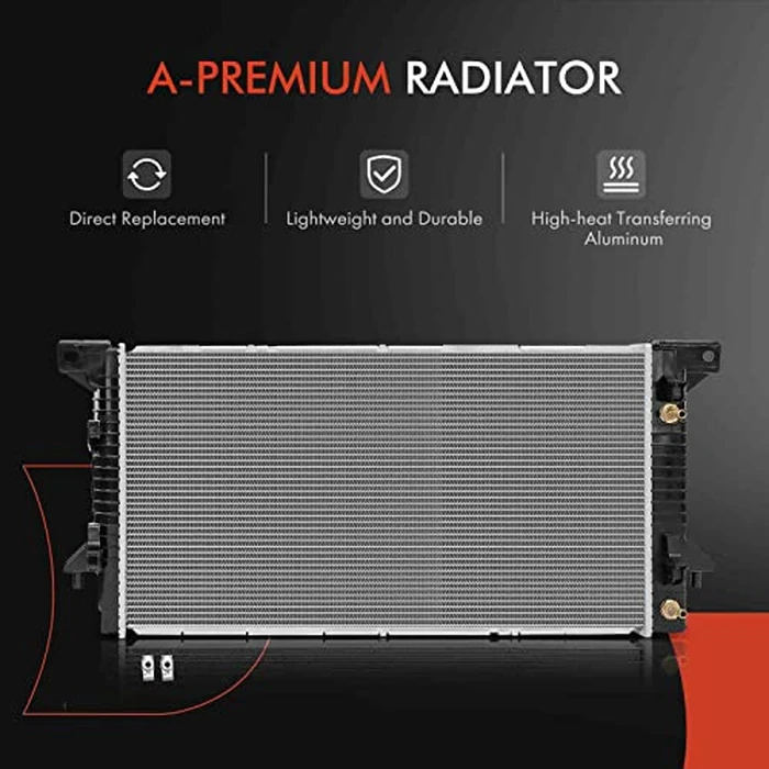 A-Premium Engine Coolant Radiator with Transmission Oil Cooler Compatible with Ford Expedition 2015-2017, F-150 2011-2014 & Lincoln Navigator 2015-2017, 3.5L 3.7L 5.0L, Replace# CL3Z8005A, BL3Z8005C by A-premium - Image 7
