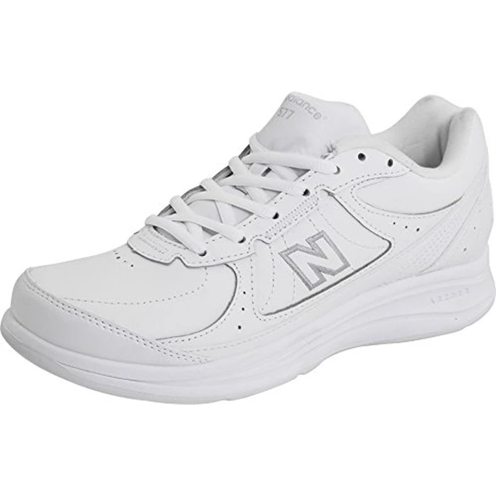 New Balance Women's 577 V1 Lace-Up Walking Shoe, White/White, 9 N by New Balance - Used - Like New condition - CA$68.33