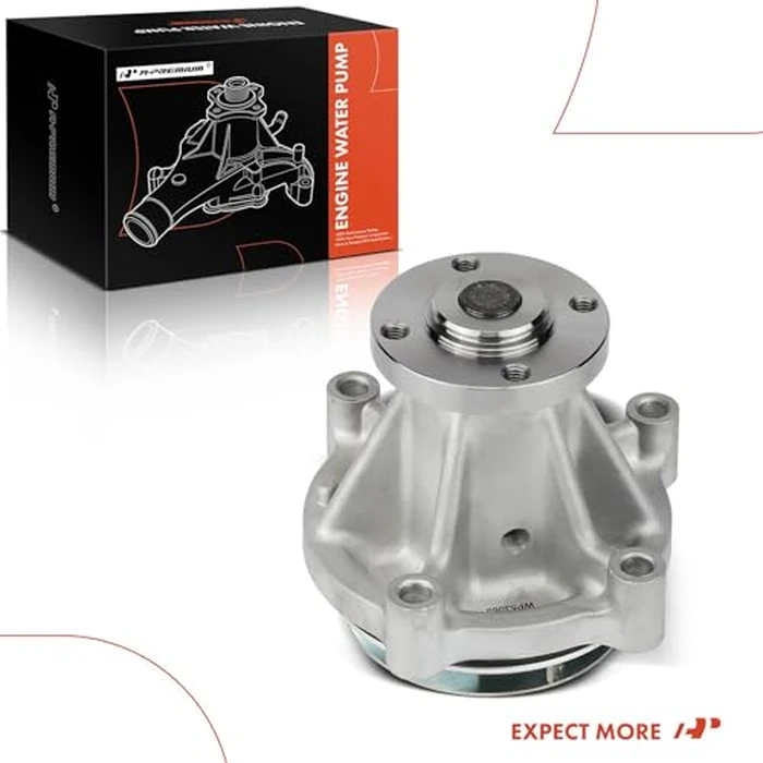 A-Premium Engine Water Pump Compatible with Lincoln Navigator Ford Expedition 2010-2014 F-150 2010 V8 5.4L Aluminum Body by A-premium - Image 8