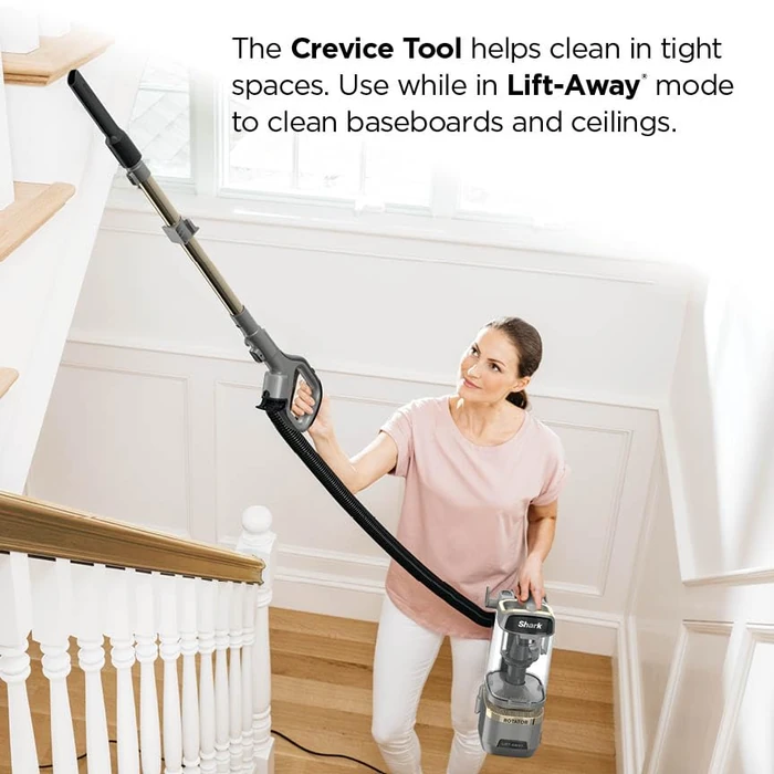 Shark Rotator Vacuum with Self Brushroll Powerful Pet Hair Pickup and HEPA Filter, Lift-Away Upright w/Duo Clean, Silver, LA502 by Shark - Image 2
