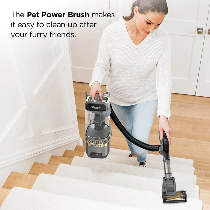 Shark Rotator Vacuum with Self Brushroll Powerful Pet Hair Pickup and HEPA Filter, Lift-Away Upright w/Duo Clean, Silver, LA502 by Shark - Image 3