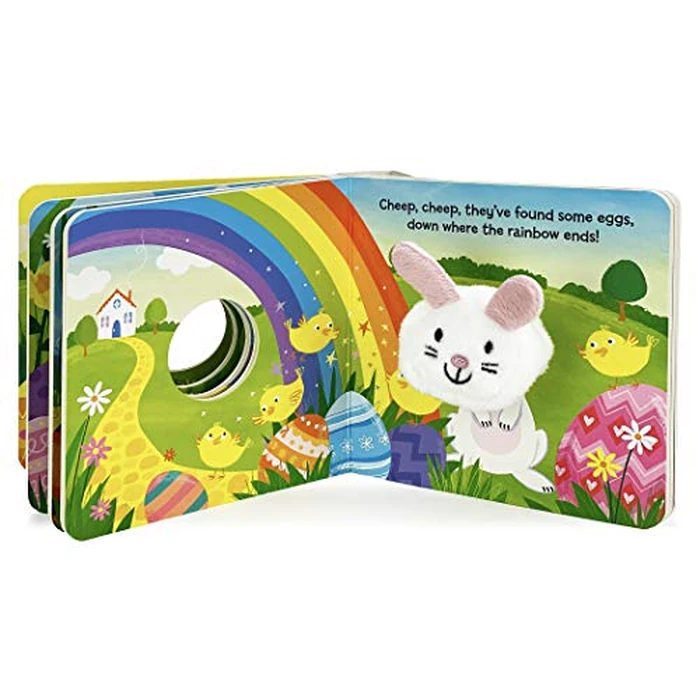 Hippity, Hoppity, Little Bunny - Finger Puppet Board Book for Easter Basket Gifts or Stuffer Ages 0-3 by Cottage Door Press - Image 6