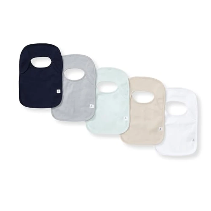 Burt’s Bees Baby Organic Baby Bibs - 100% Cotton Newborn Infant Bibs for Baby Boys & Girls by Burt's Bees Baby - Used - Like New condition - US$18.40