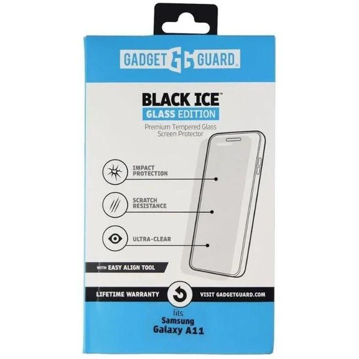 Gadget Guard Black Ice Glass Edition Screen Protector for Samsung Galaxy A11 - Clear by Gadget Guard - Refurbished - Excellent condition - US$8.28