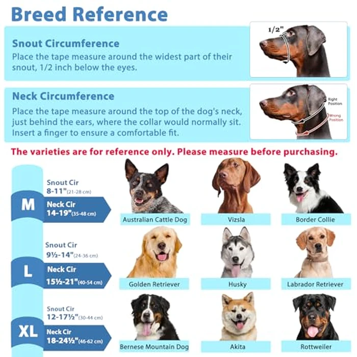 BARKLESS Soft Dog Head Collar, Patented Padded No Pull Head Halter, Training Nose Leash with Safety Link for Medium Large Dogs, Adjustable Muzzle Leash, Easy Control for Walking(Black, L) by BARKLESS - Image 8