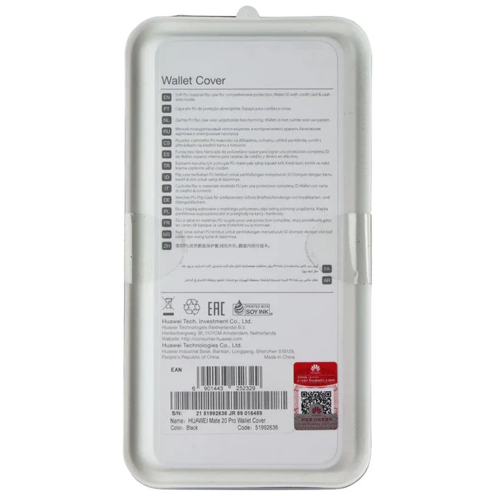 Huawei Wallet Phone Cover for Huawei Mate20 Pro - Black by Huawei - Image 6