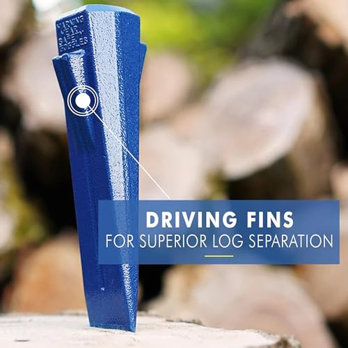 ESTWING Sure Split Wedge - 5-Pound Wood Splitting Tool with Forged Steel Construction & 1-7/8" Cutting Edge - E-5 by Estwing - Image 3