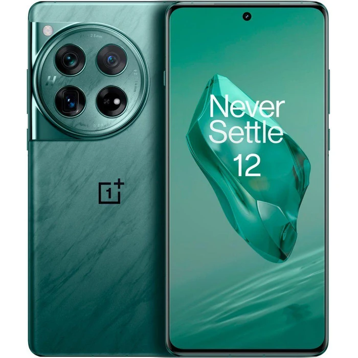 OnePlus 12 (5G) - 512GB - 16GB RAM - 1 Physical SIM - Flowy Emerald - Unlocked by OnePlus - Refurbished - Acceptable condition - US$711.48