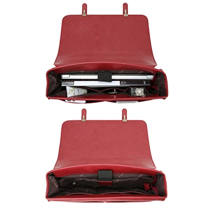 ECOSUSI Laptop Bag for Women Large Shoulder Briefcase Bag PU Leather Messenger College Satchel fit 15.6" Computer by ECOSUSI - Image 2