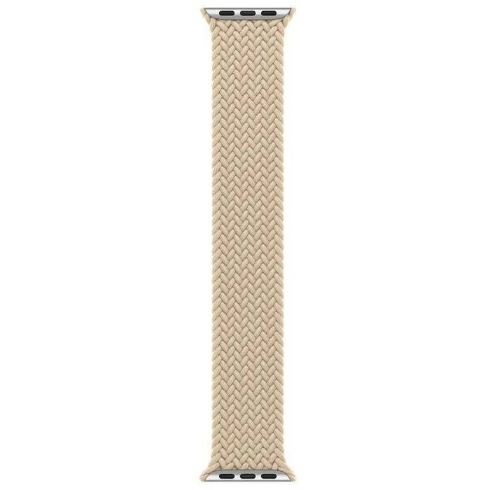 Apple Watch Braided Solo Loop (45mm) - Beige - Size 11 by Apple - Refurbished - Excellent condition