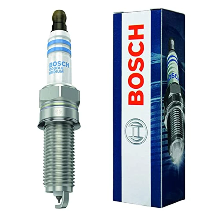 Bosch Automotive YR6NI332S Double Iridium Spark Plug, Up to 4X Longer Life (Pack of 1) Hyundia: Sonata, Tucson, Veloster; Kia: Forte, Optima and More by Bosch - Used - Good condition
